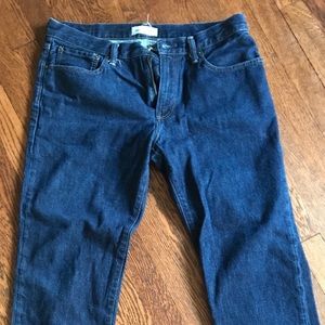 GAP Men’s Straight Fit Blue Jeans, 33W X 30L